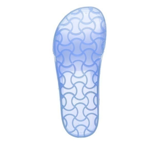 Circus by Sam Edelman Jaylee Crossband Jelly Slide Sandals 8 Blue jelly slides - Picture 5 of 6